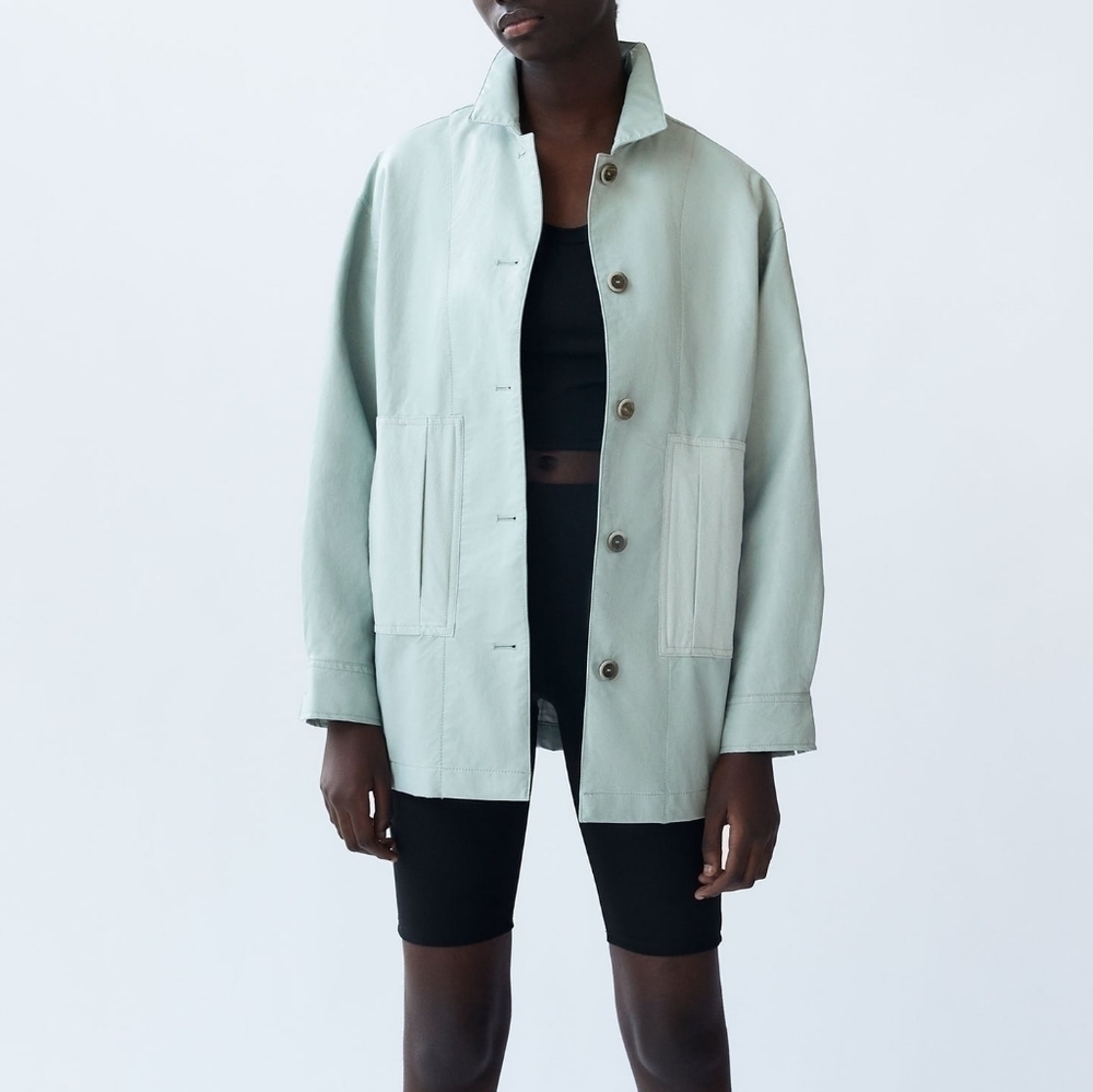Zara | Combination Buttondown Shirt